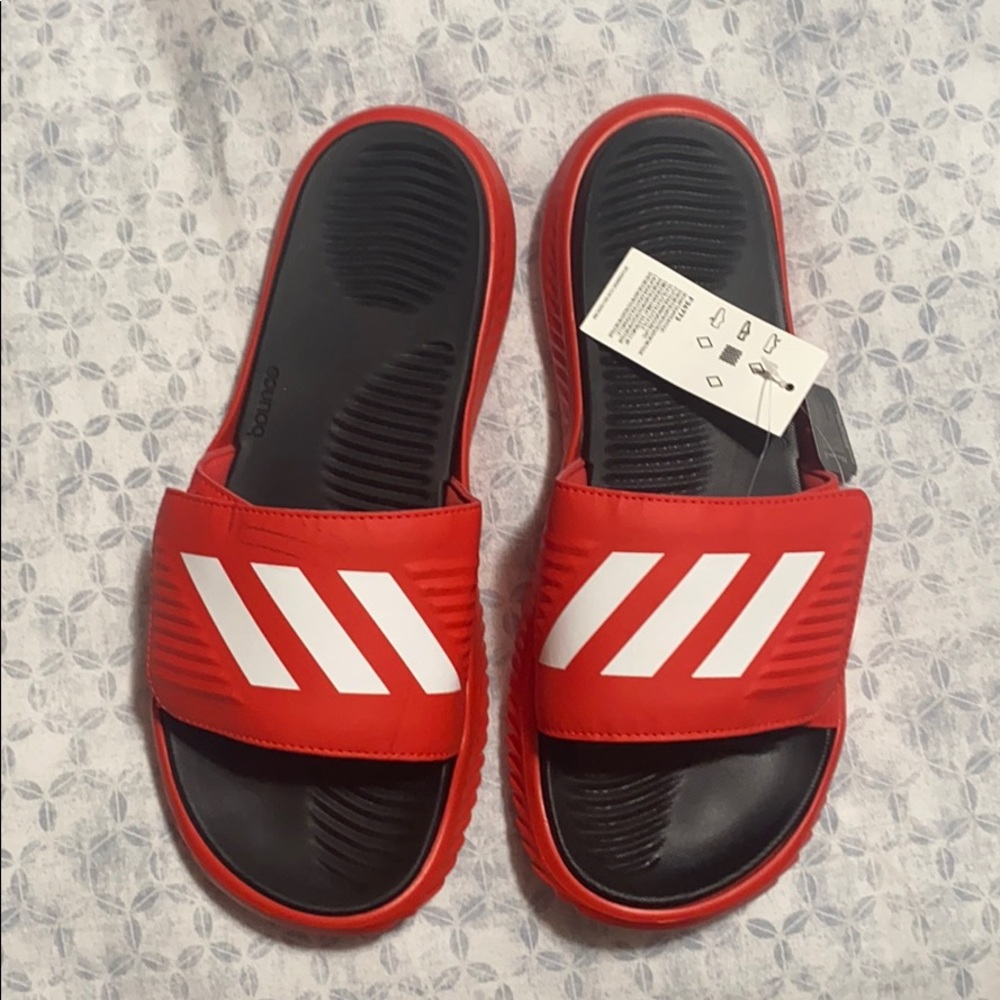 Adidas alpha bounce slides size 10